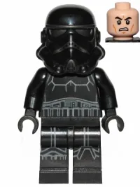 LEGO Imperial Shadow Trooper (Dual Molded Helmet) - Male, Light Nougat Head, Scowl minifigure