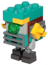 LEGO Gonk Droid (GNK Power Droid), Dark Turquoise minifigure