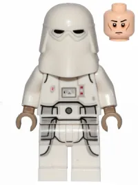 LEGO Snowtrooper, Printed Legs, Dark Tan Hands, Cheek Lines, Frown minifigure
