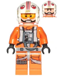 LEGO Luke Skywalker (Pilot, Printed Legs, Visor Up / Down, Askew Front Panel) minifigure