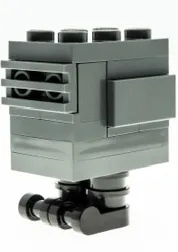 LEGO Gonk Droid (GNK Power Droid) Dark Bluish Gray, Black Feet minifigure