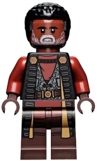 LEGO Greef Karga - Black Magistrate Robe and Gray Beard minifigure