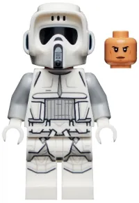 LEGO Scout Trooper, Hoth (Dual Molded Helmet, Printed Legs, Female) minifigure