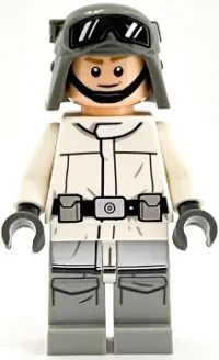 LEGO Imperial AT-ST Driver, Hoth (Helmet with Goggles, White Jacket) minifigure