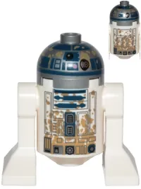 LEGO Astromech Droid, R2-D2, Dirt Stains on Front and Back minifigure