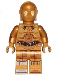 LEGO C-3PO - Printed Legs, Toes and Arms minifigure
