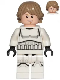 LEGO Luke Skywalker - Stormtrooper Outfit, Printed Legs, Shoulder Belts minifigure