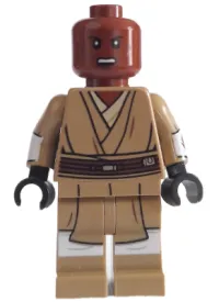 LEGO Mace Windu (Dark Tan Legs, Open Mouth, Printed Arms) minifigure