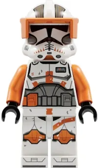 LEGO Clone Trooper Commander Cody, 212th Attack Battalion (Phase 2) - Printed Legs, Orange Visor minifigure