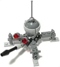 LEGO Dwarf Spider Droid (Dark Bluish Gray Dome, Black Cone 1 x 1) minifigure