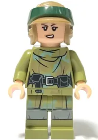 LEGO Princess Leia - Olive Green Endor Outfit minifigure