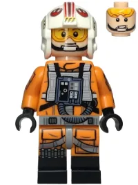 LEGO Luke Skywalker - Pilot Suit, Printed Arms, Black Boots minifigure