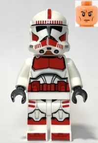LEGO Clone Shock Trooper, Coruscant Guard (Phase 2) - Nougat Head (75354) minifigure