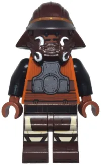 LEGO Lando Calrissian - Skiff Guard, Dark Brown Printed Legs minifigure