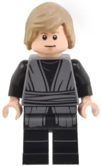 LEGO Luke Skywalker - Dark Bluish Gray Jedi Robe, Printed Legs, Shaggy Hair minifigure