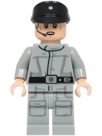 LEGO Imperial Crew - Black Cap, Open Mouth minifigure