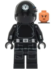 LEGO Imperial Gunner - Helmet with White Imperial Logo, Nougat Head minifigure