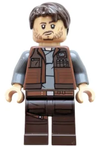 LEGO Cassian Andor - Reddish Brown Vest minifigure