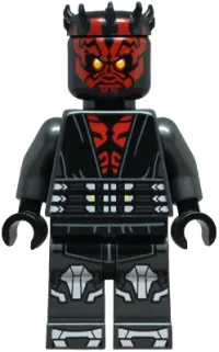 LEGO Darth Maul - Printed Legs with Silver Armor, Eyes without Black Pupils minifigure