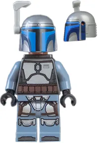 LEGO Jango Fett - Nougat Head, Plain Arms, Helmet with Black Detail Lines on Left Side minifigure