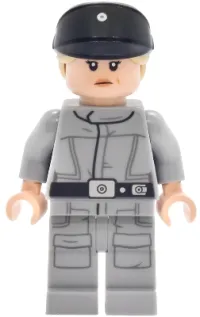 LEGO Imperial Crew - Black Cap with Tan Hair minifigure