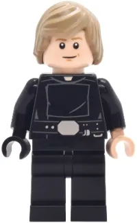 LEGO Luke Skywalker - Jedi, Hair with Side Part, Smile with Crease / Frown minifigure