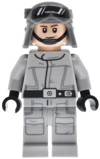 LEGO AT-ST Driver™ - Helmet with Molded Goggles, Light Bluish Gray Jumpsuit with Silver Dot, Printed Legs minifigure