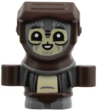 LEGO Anzellan - Dark Brown Hood (6581505) minifigure