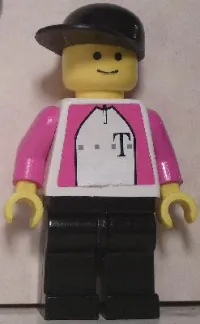 LEGO German Telekom Racing Cyclist - with Torso Stickers minifigure