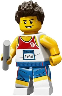 LEGO Relay Runner, Team GB (Minifigure Only without Stand and Accessories) minifigure