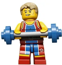 LEGO Wondrous Weightlifter, Team GB (Minifigure Only without Stand and Accessories) minifigure