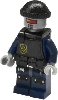 LEGO Robo SWAT - Knit Cap, Body Armor Vest minifigure