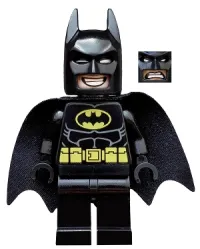 LEGO Batman - Dual Sided Head Grin and Angry Face (Type 2 Cowl) minifigure