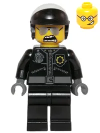 LEGO Bad Cop - Head with Crooked Smile minifigure