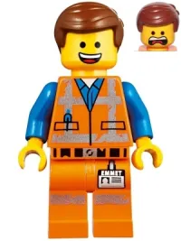 LEGO Emmet - Smile / Scream, Worn Uniform minifigure