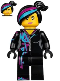 LEGO Lucy Wyldstyle with Magenta Lined Hoodie, Smile / Angry minifigure