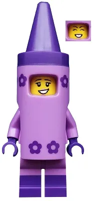 LEGO Crayon Girl, The LEGO Movie 2 (Minifigure Only without Stand and Accessories) minifigure