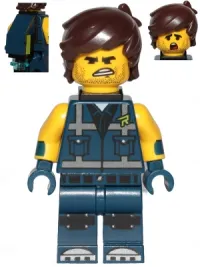LEGO Rex Dangervest - Angry / Confused with Jet Pack minifigure
