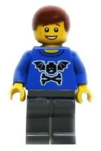 LEGO LEGO Brand Store Male, Bat Wings and Crossbones - Costa Mesa minifigure