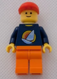 LEGO LEGO Brand Store Male, Surfboard on Ocean - Indianapolis minifigure