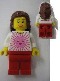 LEGO LEGO Brand Store Female, Pink Sun - Beachwood minifigure