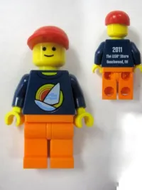 LEGO LEGO Brand Store Male, Surfboard on Ocean - Beachwood minifigure