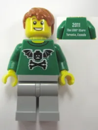 LEGO LEGO Brand Store Male, Bat Wings and Crossbones - Toronto Sherway Square minifigure