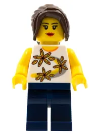 LEGO LEGO Brand Store Female, Yellow Flowers - San Diego minifigure