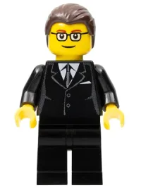 LEGO LEGO Brand Store Male, Dark Brown Hair - Liverpool minifigure