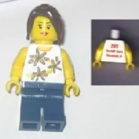 LEGO LEGO Brand Store Female, Yellow Flowers - Pleasanton minifigure