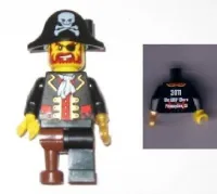 LEGO LEGO Brand Store Male, Pirate Captain Brickbeard - Pleasanton minifigure