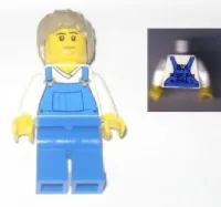 LEGO LEGO Brand Store Male, Blue Overalls - Pleasanton minifigure