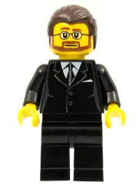 LEGO LEGO Brand Store Male, Black Suit - Victor minifigure