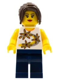 LEGO LEGO Brand Store Female, Yellow Flowers - Nashville minifigure